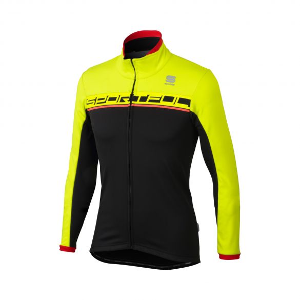 Sportful Giro softshell Jacke Schwarz/Gelb Herren 1101824-291