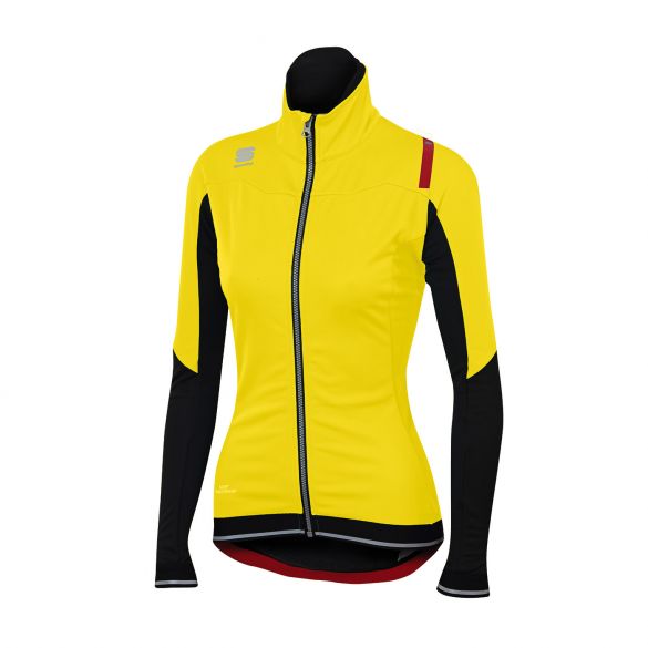 Sportful Fiandre no-rain W Langarm Jacket Gelb Fluo/Schwarz Damen 1101838-091