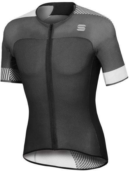 Sportful Bodyfit pro light jersey Kurzarm Radtrikot Schwarz/Weiß Herren 1101861-102