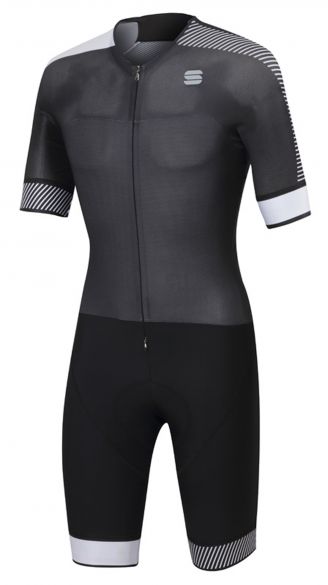 Sportful Bodyfit pro Speedsuit Kurze Ärmel Schwarz/Weiß Herren 1101865-102