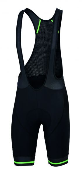 Sportful Classic race Bibshort Trägerhose Schwarz/Grün Herren 1101870-287