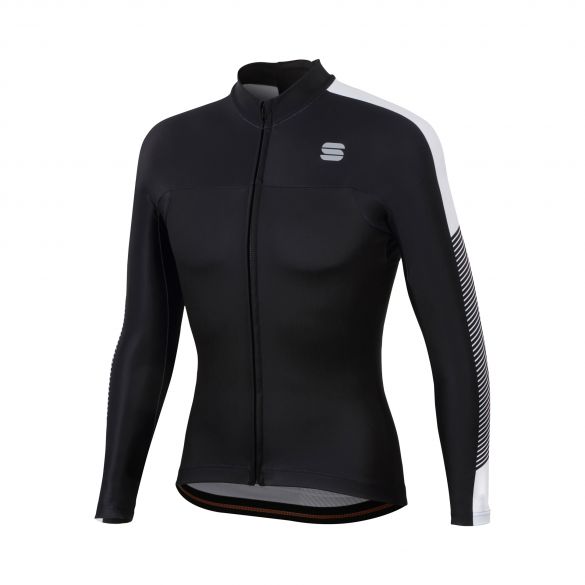 Sportful Bodyfit Pro thermal Langarm Radtrikot Schwarz/Weiß Herren 1101939-001