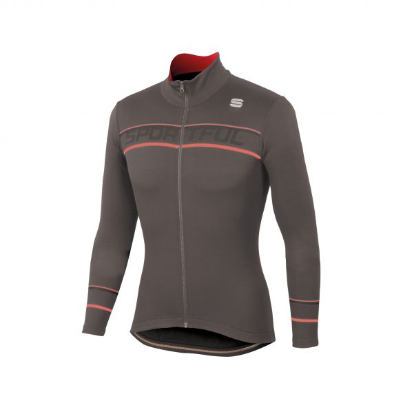 Sportful Giro thermal Langarm Radtrikot Braun Herren 1101950-212