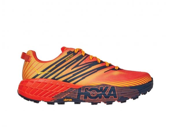 Hoka One One Speedgoat 4 GTX Trail Laufschuhe Orange Herren 1106530-MRGF