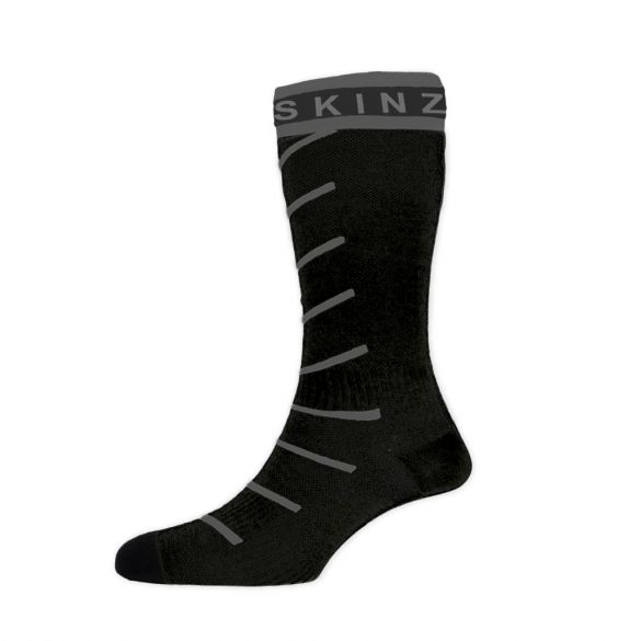 Sealskinz Super thin pro mid hydrostop Radsocken Schwarz/Grau 111000410-101