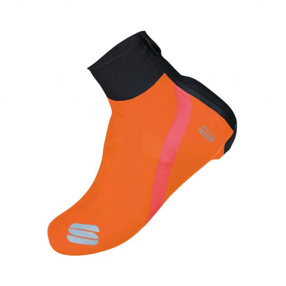 Sportful Fiandre Überschuhe Schwarz/Orange 1119550-850