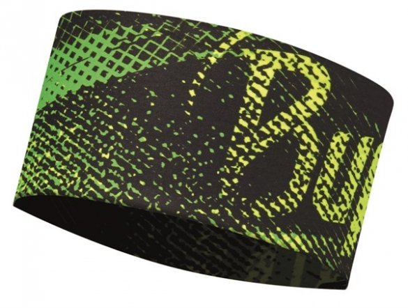 BUFF Headband Stirnband flash logo Gelb fluor 113647117