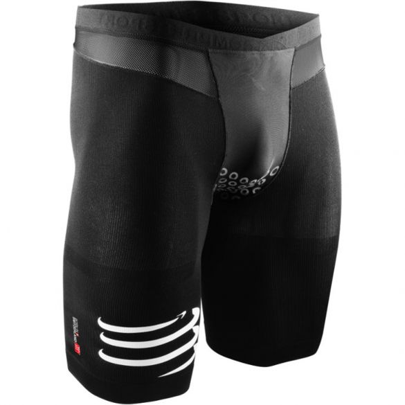 Compressport Brutal short v2 Compression Radhose Schwarz SHTRIV2-99