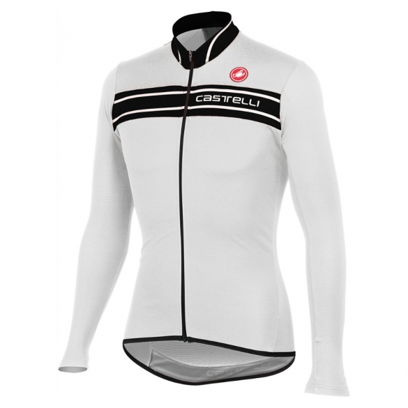 Castelli prologo 3 long sleeve FZ langarmtrikot weiß herren 13012-001 2014 CA13012-001