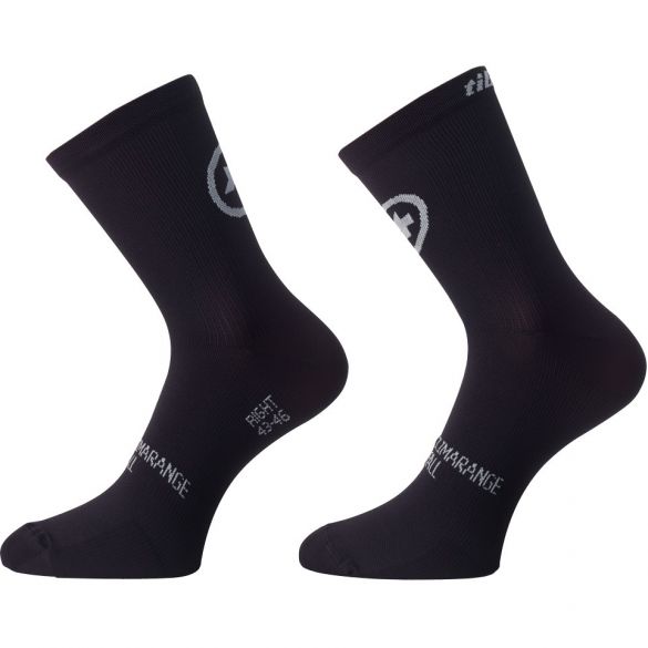 Assos TiburuSocks_evo8 Fahrradsocken Schwarz 2-pack 136065418
