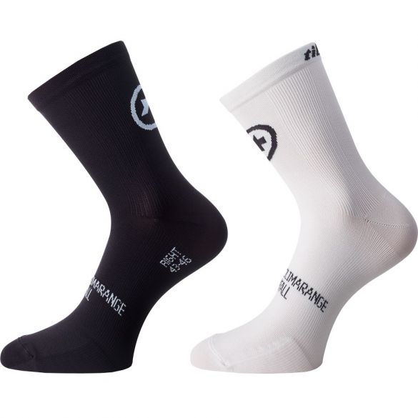 Assos TiburuSocks_evo8 Fahrradsocken Weiß 2-pack 136065457