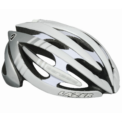 Lazer genesis race helm silber/weiß LAGENESISSILWHI