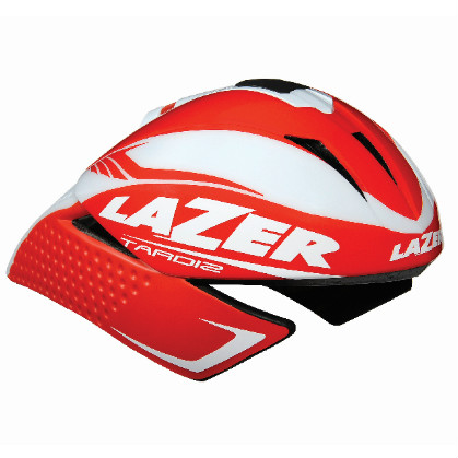 Lazer tardiz zeitfahrhelm rot weiß LATARDIZROWI