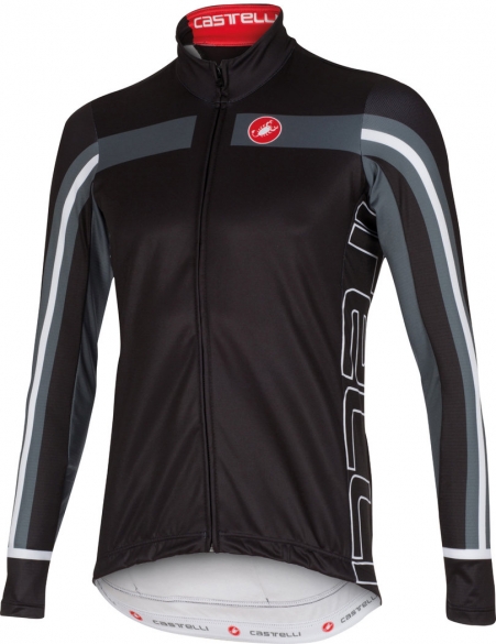 Castelli Free 3 jersey FZ schwarz/turbulence Herren 15529-010 CA15529-010