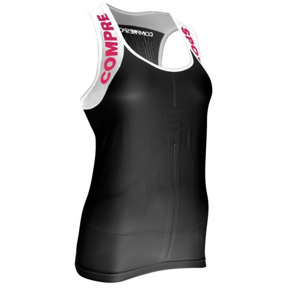 Compressport Trail running shirt v2 tank Compression Schwarz Damen TSTRW-TK99