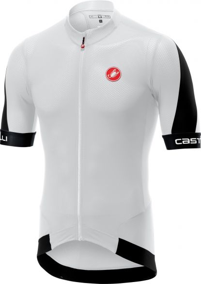 Castelli Volata 2 Kurzarmtrikot Weiß/Schwarz Herren 17018-065