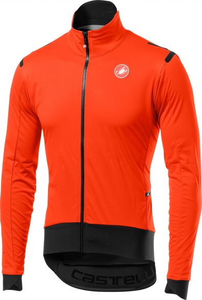 Castelli Alpha ros light Radtrikot lange Ärmel Orange/Schwarz Herren 17508-341