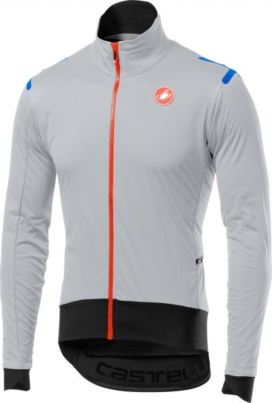 Castelli Alpha ros Radtrikot lange Ärmel Grau/Schwarz Herren 17508-870