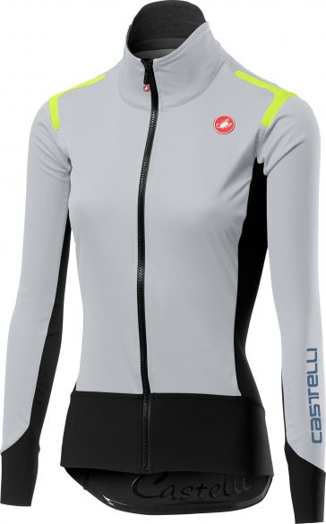 Castelli Alpha ros W Radtrikot lange Ärmel Grau Damen 17539-870