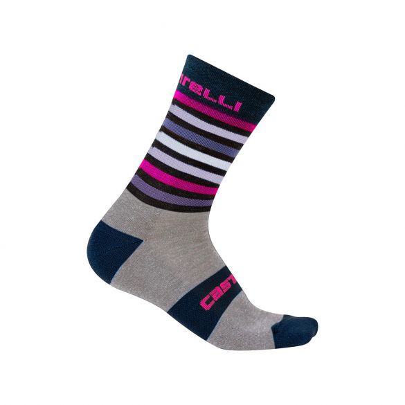 Castelli Gregge 15 Radsocken Blau/Grau Herren 17560-558