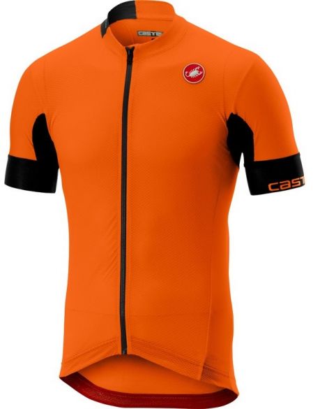 Castelli Aero race 4.1 solid FZ Kurzarmtrikot Orange Herren 18004-034