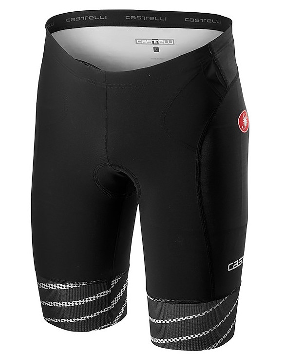 Castelli Free tri Short Schwarz/Schwarz Herren 18107-110