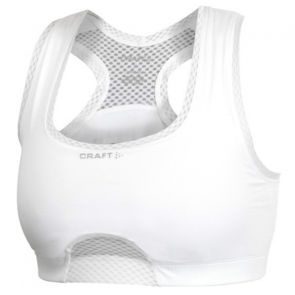 Craft Stay Cool Sport-BH A/B Cup Weiß Damen 1900721-1900