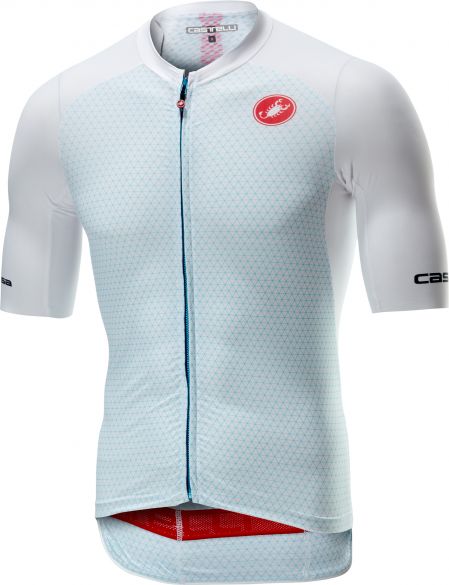 Castelli Aero race 6.0 FZ Kurzarmtrikot Weiß Herren 19009-001