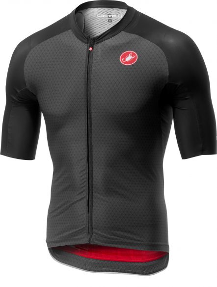 Castelli Aero race 6.0 FZ Kurzarmtrikot Schwarz Herren 19009-030