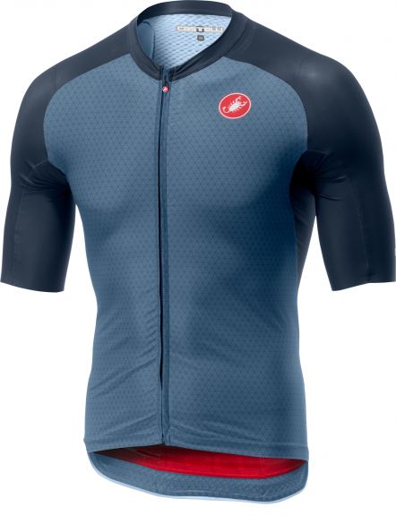 Castelli Aero race 6.0 FZ Kurzarmtrikot Blau Herren 19009-062
