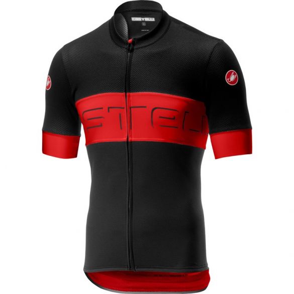 Castelli Prologo VI Jersey Kurzarm Schwarz/Rot 19015-231