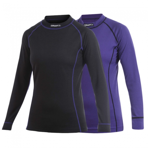 Craft Active Multi 2-pack Top Damen Schwarz/Violett 1902363-3462