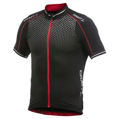 Craft Glow Radtrikot Herren Schwarz/Rot 1902581-9430