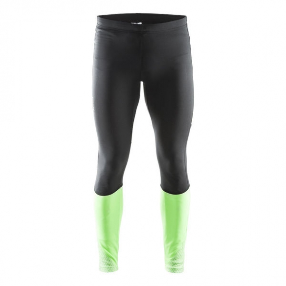 Craft Brilliant Thermal Laufhose Herren Schwarz/Grün 1902944-9810