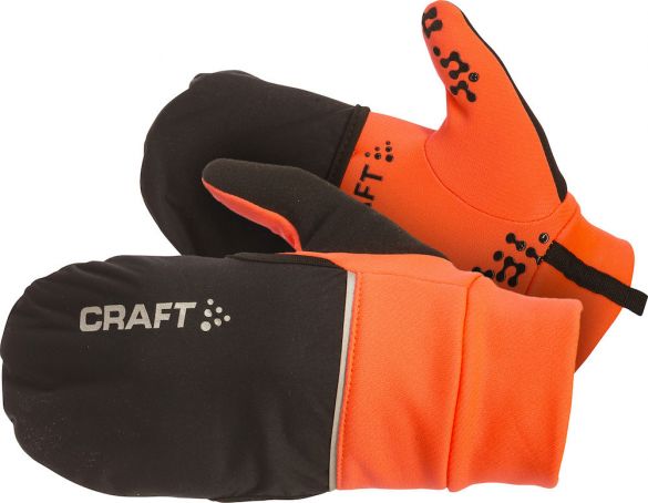 Craft Hybrid weather Laufhandschuhe Orange 1903014-2576