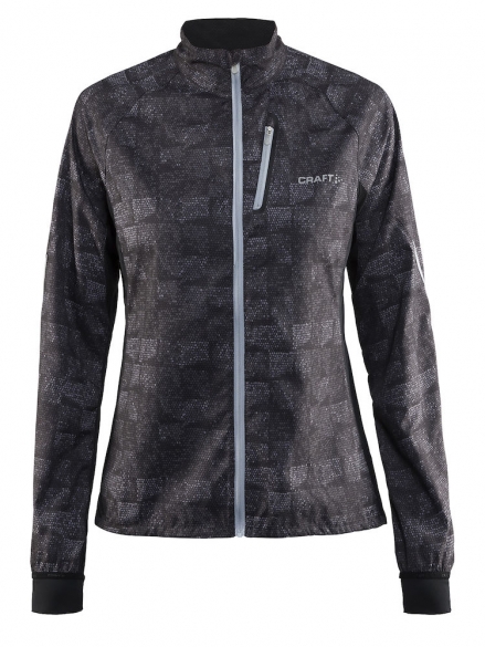 Craft Devotion Laufjacke Schwarz/silber Damen 1903189-2096