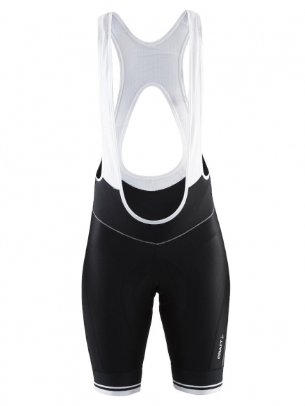 Craft Belle/puncheur bibshort Radhose Schwarz/weiß Damen 1903279-6900