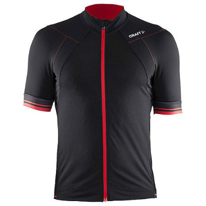 Craft Puncheur Radtrikot Schwarz/Rot Herren 1903294-9430V