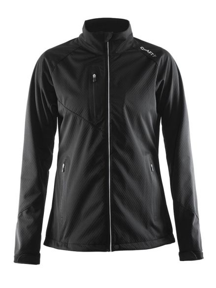 Craft Bormio Shoft Shell Winterjacke Schwarz Damen 1903557-9999-vrr