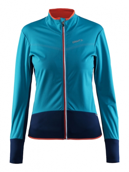 Craft Belle Thermo-Windtrikot Blau/gale Damen 1903676-2659