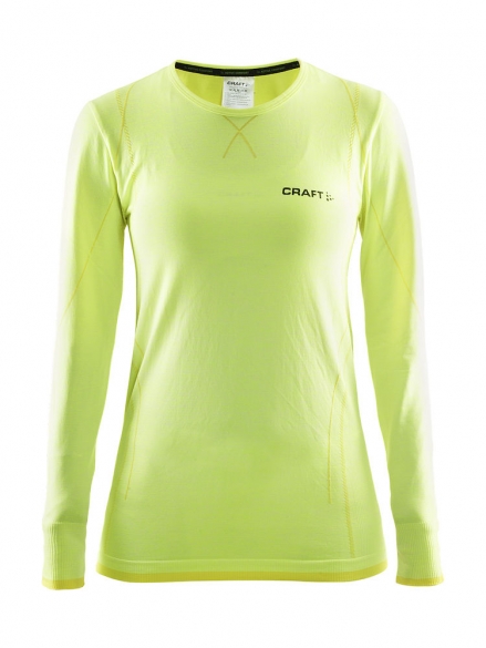 Craft Active Comfort roundneck lange Ärmel Unterwäsche Gelb Damen 1903714-1851