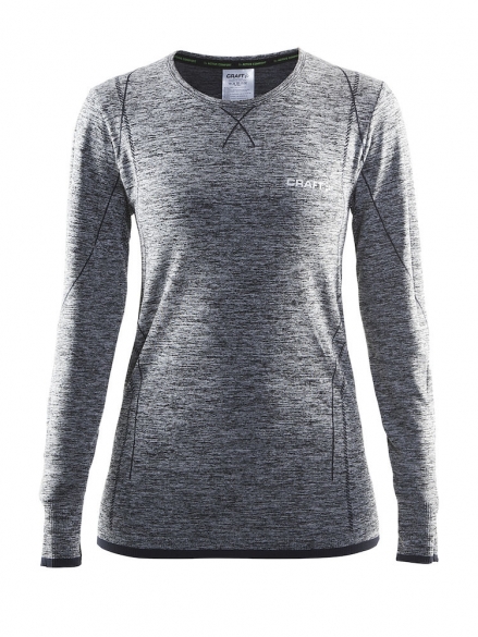 Craft Active Comfort roundneck lange Ärmel Unterwäsche Schwarz Damen 1903714-B999