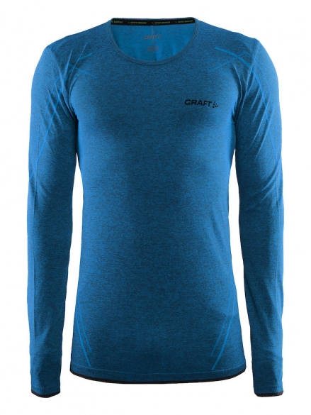 Craft Active Comfort roundneck lange Ärmel Unterwäsche Blau/pacific Herren 1903716-1661