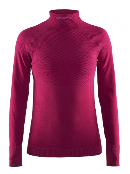 Craft Warm Half Polo lange Ärmel Unterwäsche Rosa Damen 1903718-1482