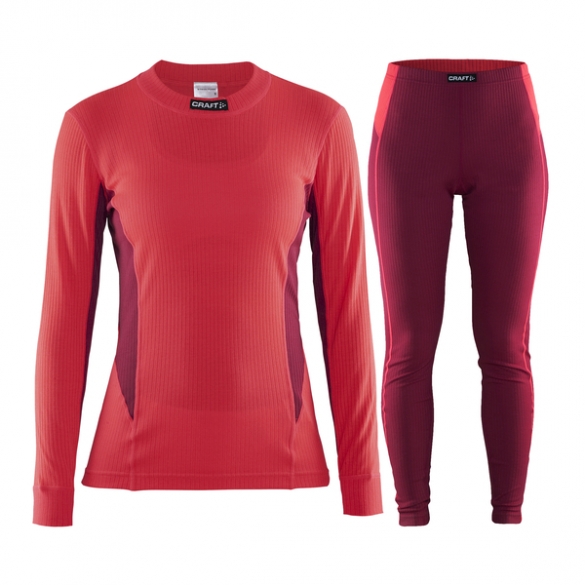 Craft Active 2-Pack Funktionsunterwäscheset Damen Rosa 1903728-2410