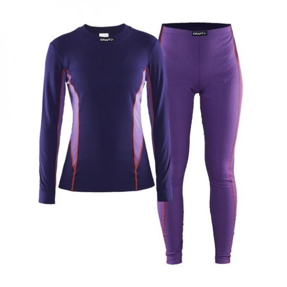 Craft Active 2-Pack Funktionsunterwäscheset Damen Violett 1903728-2463