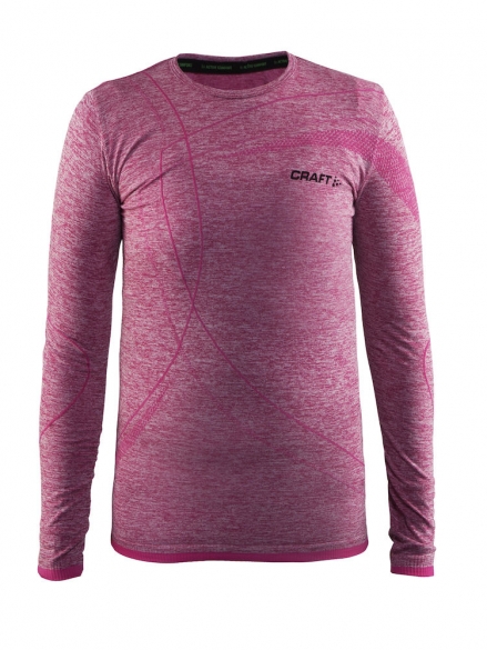 Craft Active Comfort RN Langarm-Unterhemd Rosa Kinder 1903777-1403