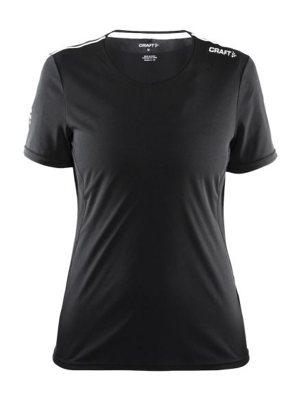 Craft Mind Kurzarm Laufshirt Schwarz Damen 1903942-9920-vrr