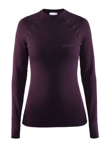 Craft Warm crewneck lange Ärmel Unterwäsche Violett Damen 1904190-1485