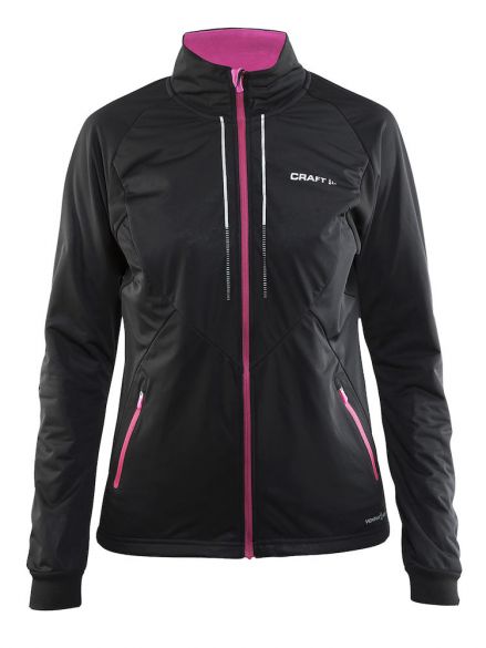 Craft Storm Langlaufjacke 2.0 Schwarz/Smoothie Damen 1904257-9403